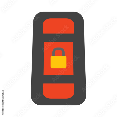 Keyless Flat Icon