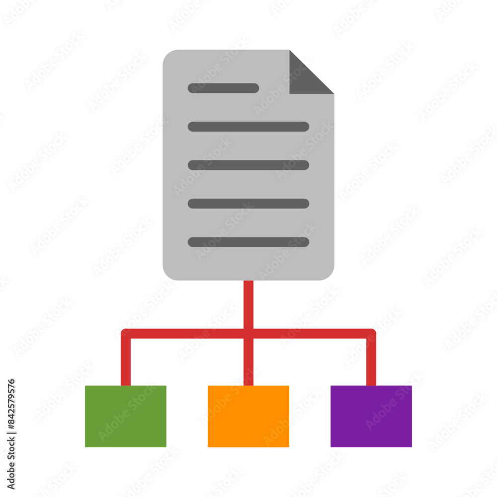 Workflow Flat Icon Workflow Flat Icon