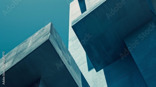 Minimalist Architectural Essence: Abstract Forms and Structures