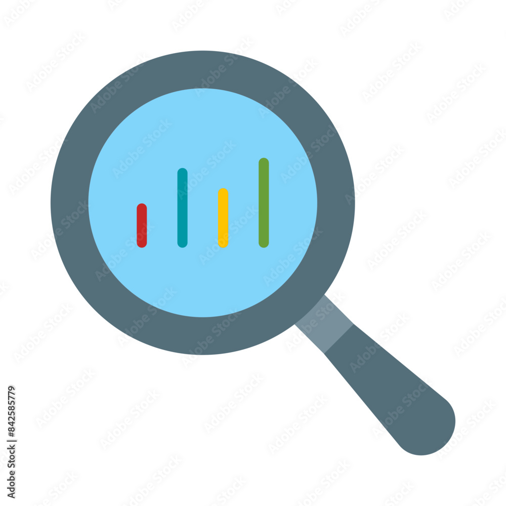 Analysis Flat Icon Analysis Flat Icon