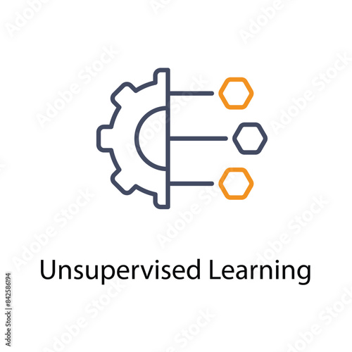 Unsupervised Learning vector icon