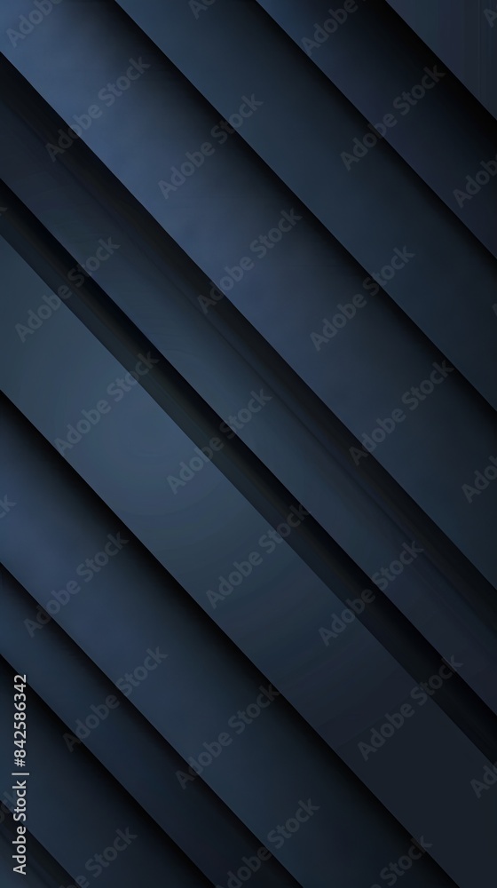 Modern abstract gradient dark navy blue banner background