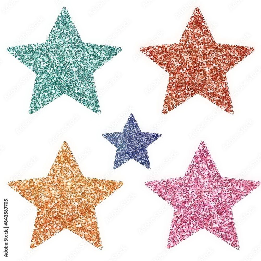 Fototapeta premium Perfect for adding sparkle and whimsy to digital designs.