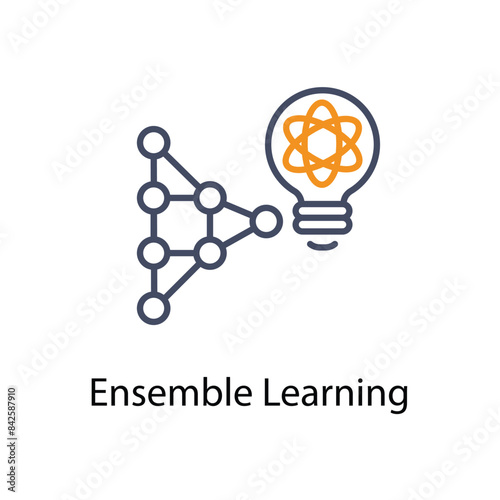 Ensemble Learning vector icon