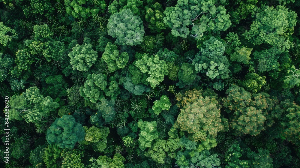 Earth covered in lush green foliage, symbolizing environmental consciousness and sustainability