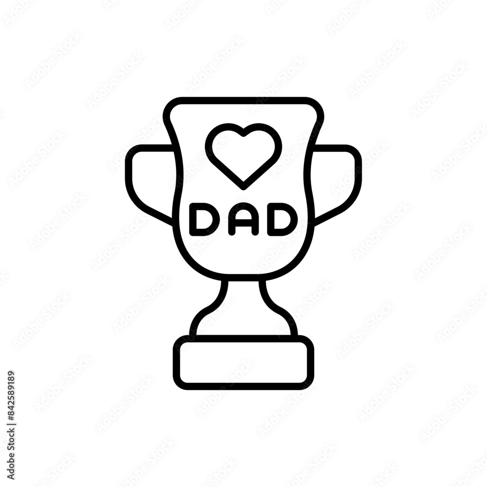 Best Fathers outline icons, minimalist vector illustration ,simple transparent graphic element .Isolated on white background Best Fathers outline icons, minimalist vector illustration ,simple transparent graphic element .Isolated on white background