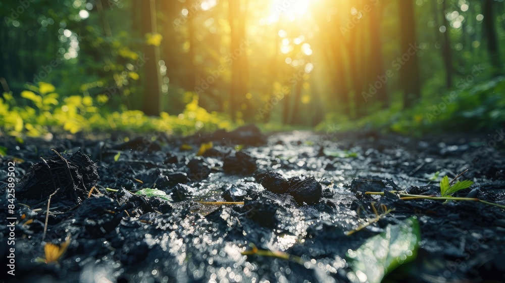 Earth covered in lush green foliage, symbolizing environmental consciousness and sustainability Earth covered in lush green foliage, symbolizing environmental consciousness and sustainability