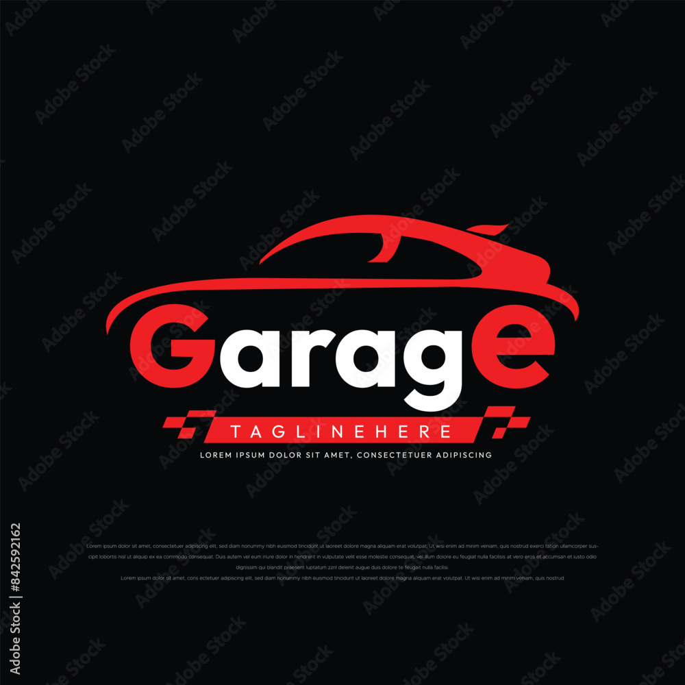 Auto repair and garage logo template. Perfect logo for the automotive