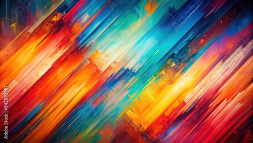 Multicolored Abstract Texture Background  with a Playful Vibe Describes color and mood..