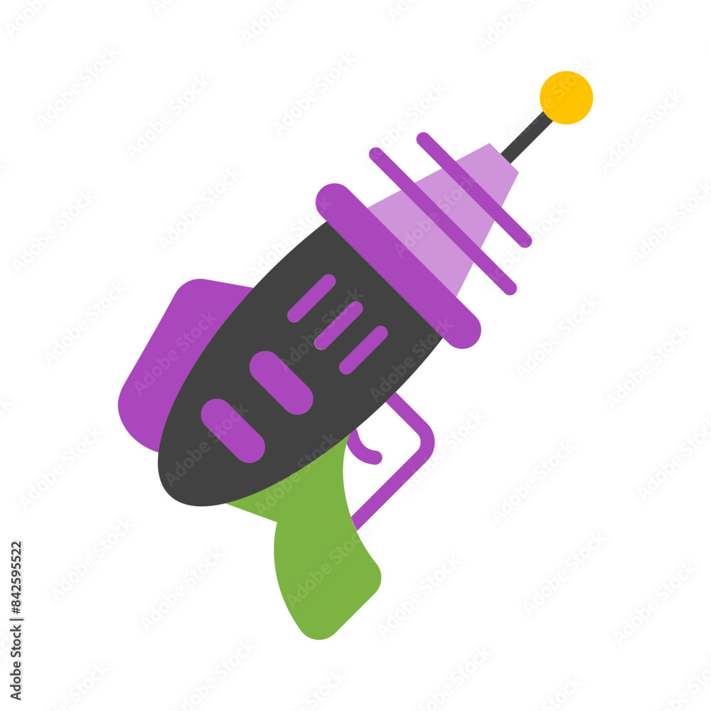 Laser Gun Flat Icon Laser Gun Flat Icon