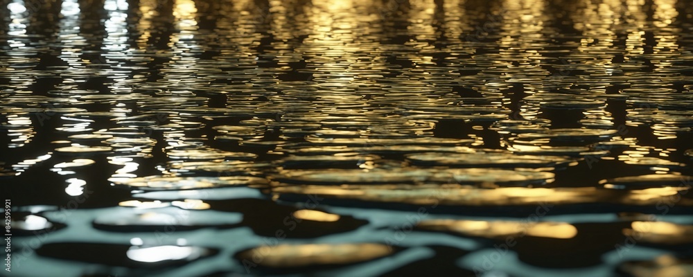 araffes are reflected in the water of a pond araffes are reflected in the water of a pond
