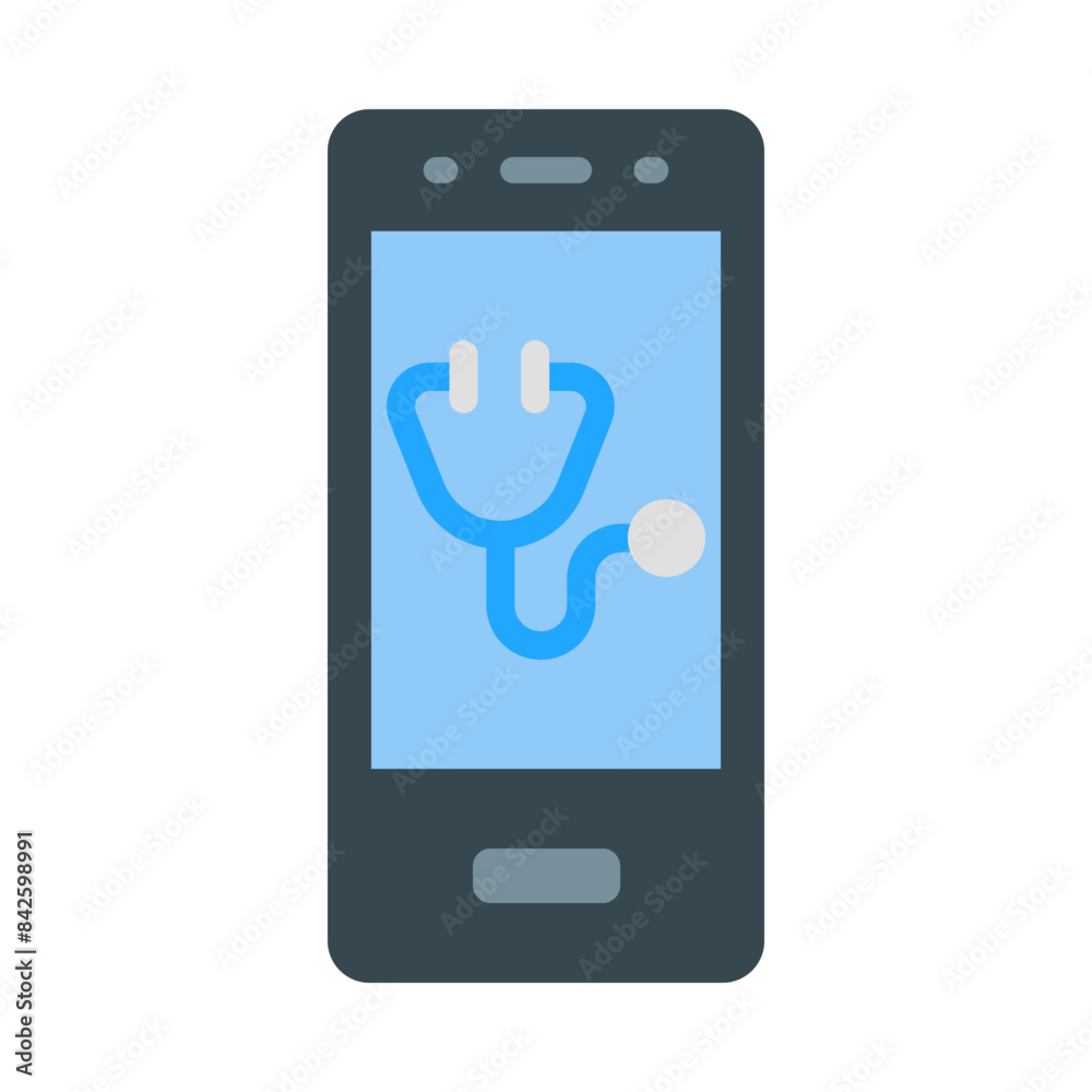 Phonendoscope Flat Icon