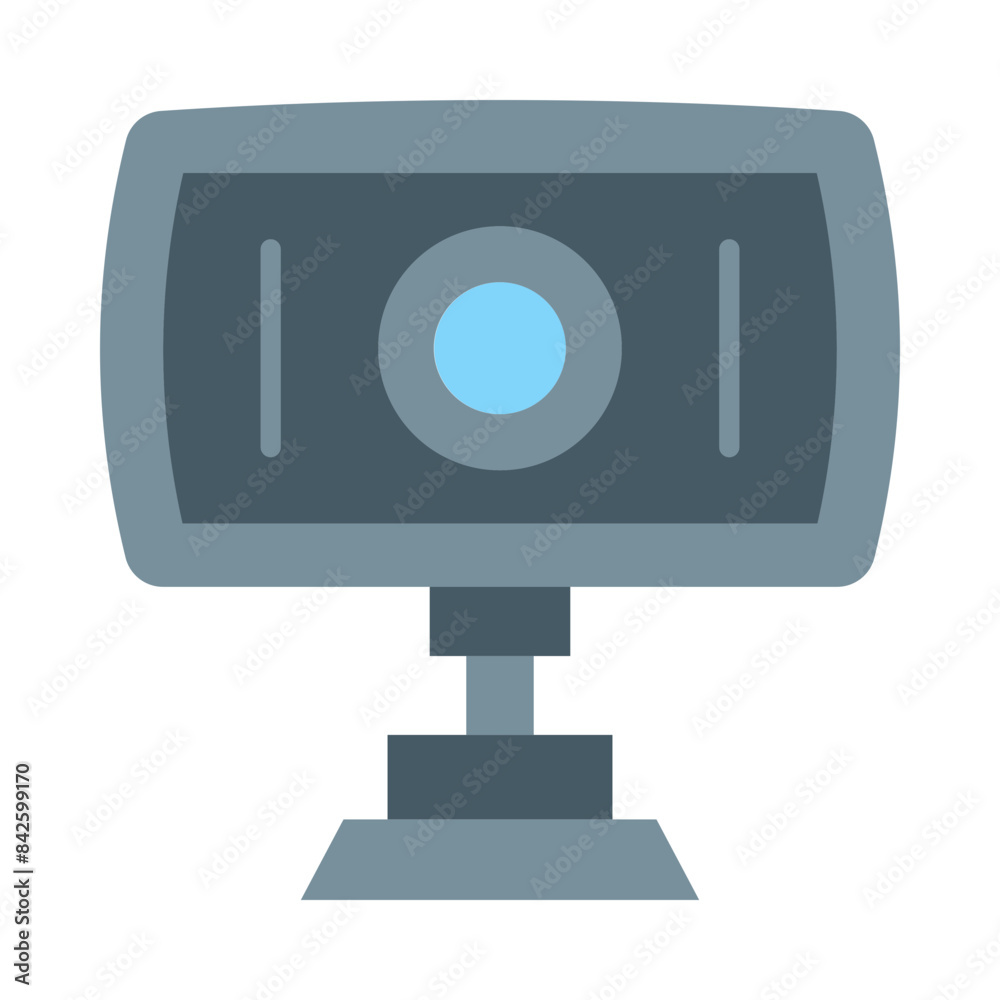 Web Cam Flat Icon Web Cam Flat Icon