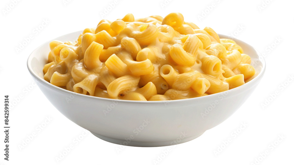 A bowl of creamy lobster mac and cheese. isolated on Transparent background. A bowl of creamy lobster mac and cheese. isolated on Transparent background.
