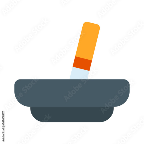 Ashtray Flat Icon