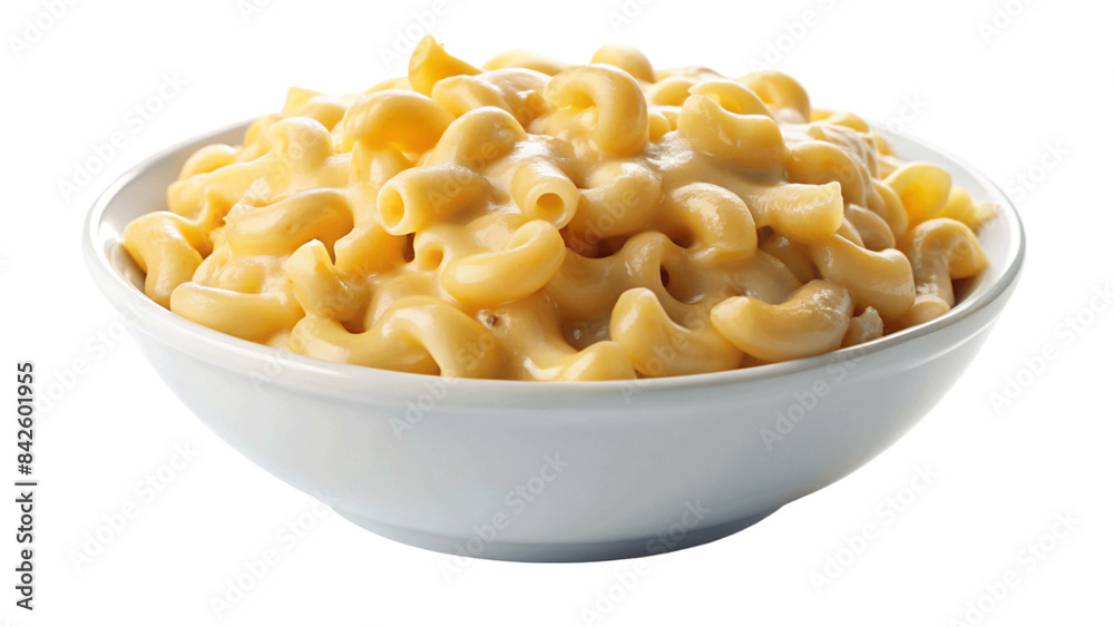 A bowl of creamy lobster mac and cheese. isolated on Transparent background. A bowl of creamy lobster mac and cheese. isolated on Transparent background.