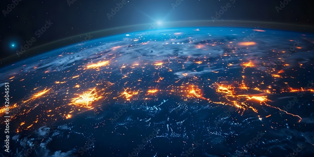 Businesses thrive in a limitless digital world with global market opportunities. Concept Digital Transformation, Globalization, Market Expansion, Business Growth Businesses thrive in a limitless digital world with global market opportunities. Concept Digital Transformation, Globalization, Market Expansion, Business Growth