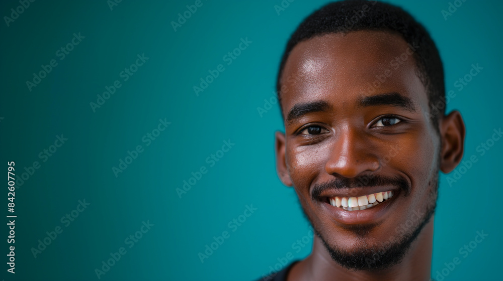 Young African man in casual attire