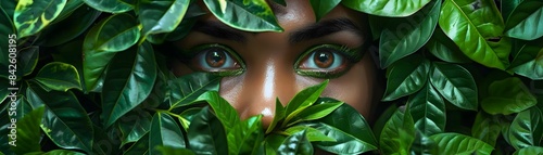Captivating Rainforest Face...
