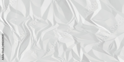 White crumpled paper texture . White wrinkled paper texture. White paper texture . White crumpled and top view textures can be used for background of text or any contents .