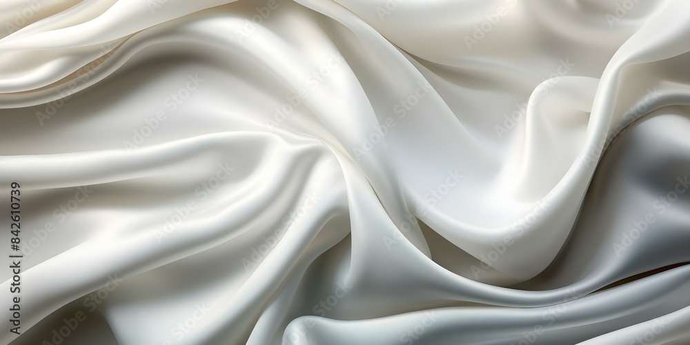 White satin linen fabric with curves and waves for web design. Concept Textures, White Satin, Linen Fabric, Web Design, Curves and Waves White satin linen fabric with curves and waves for web design. Concept Textures, White Satin, Linen Fabric, Web Design, Curves and Waves