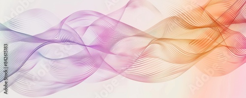 Abstract DNA sequencing spiral design in pastel tones for scientific and artistic backgrounds