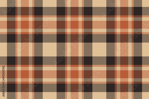 Background plaid texture of check seamless pattern with a tartan fabric vector textile.