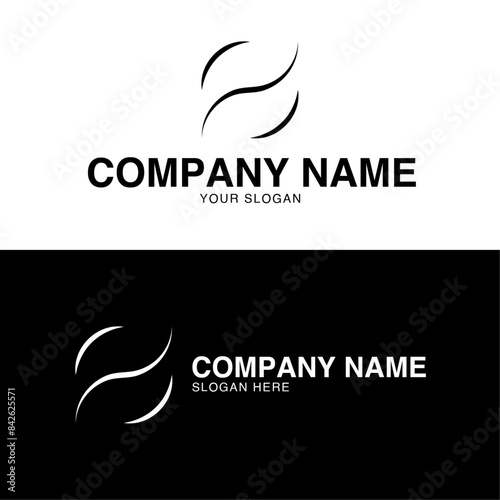Modern minimal logo design template for corporate industries design made with fine line and try to give shape of Z
