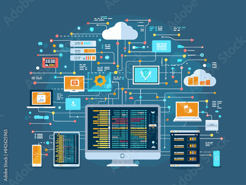 Cloud Computing System: Data Flow and Connectivity in the Digital Age