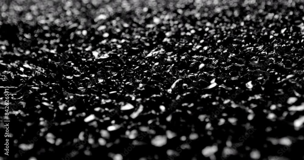 Black sand grunge background. Сlose-up.
