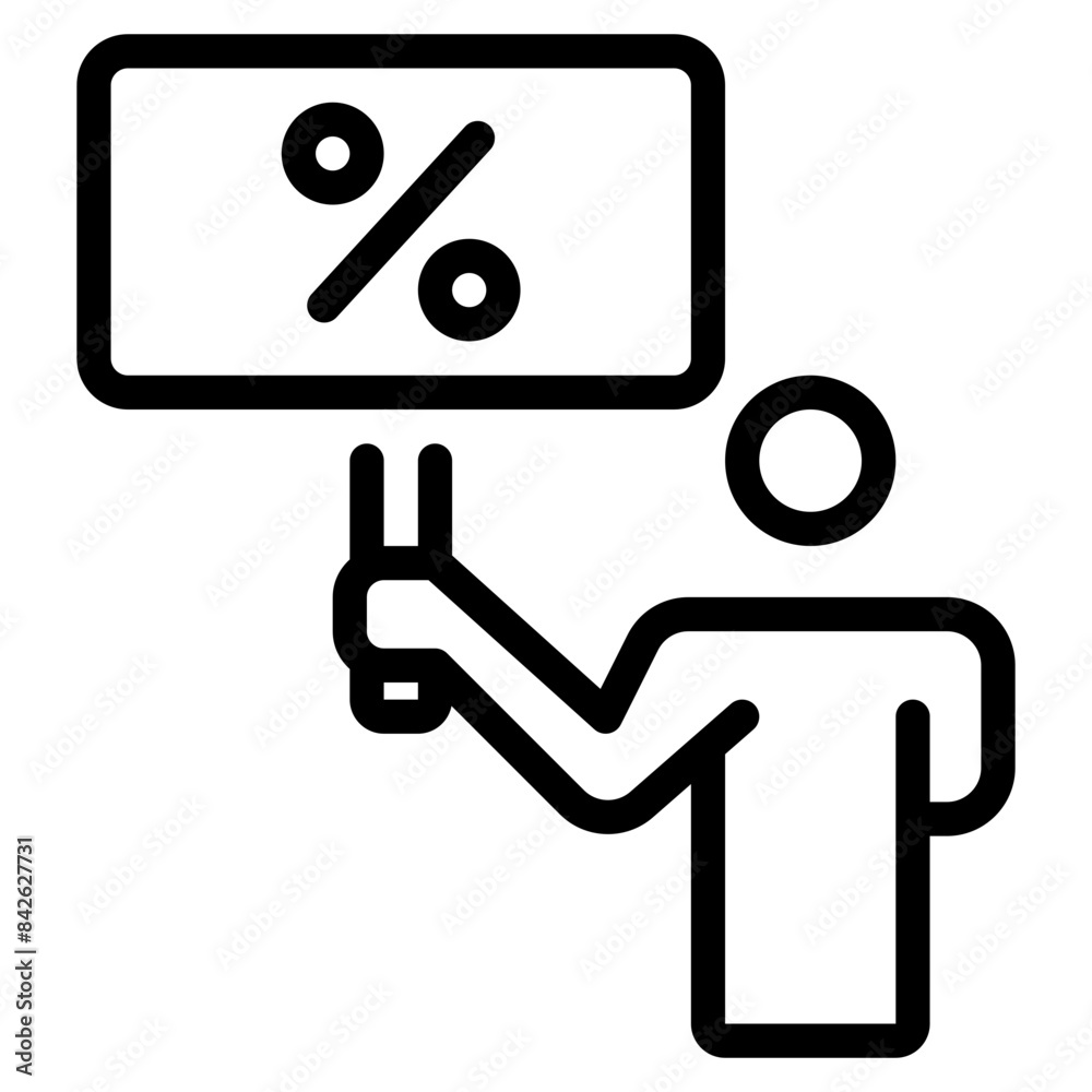 Promotion icon symbol sign from modern sale collection in line style for mobile concept and web apps design. Business and marketing related vector line icon. Promotion icon symbol sign from modern sale collection in line style for mobile concept and web apps design. Business and marketing related vector line icon.