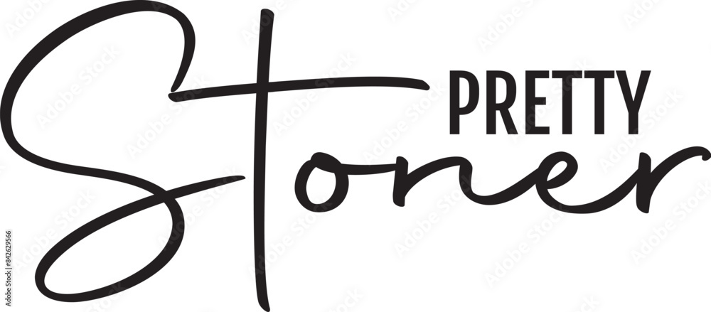 Obraz premium Pretty Stoner