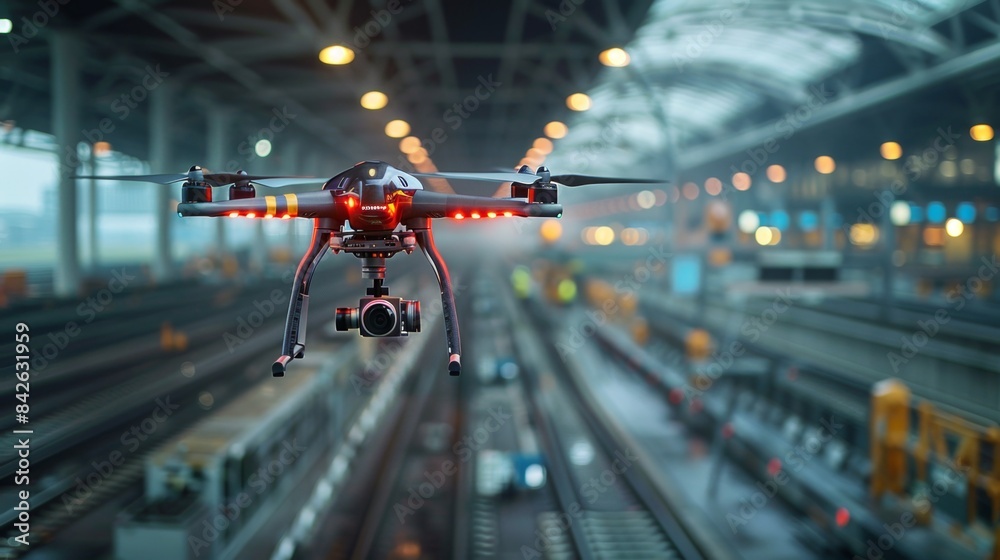 Aerial Security Surveillance,Drone Monitoring Airport Terminal and Surrounding Area Aerial Security Surveillance,Drone Monitoring Airport Terminal and Surrounding Area
