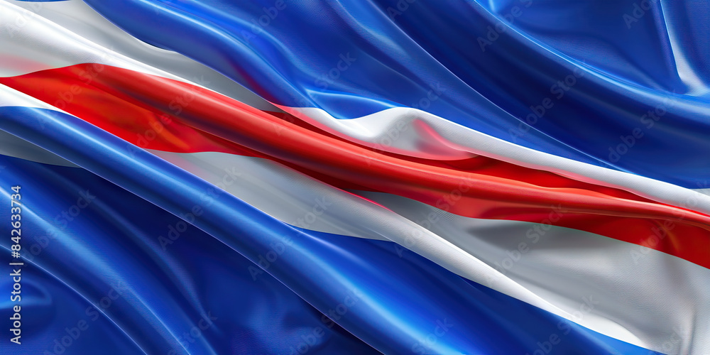 The Blue and White: The Flag of Costa Rica as a Symbol of Democracy and Freedom - Imagine the flag of Costa Rica with its blue and white stripes, symbolizing the sky, opportunities, progress, peace The Blue and White: The Flag of Costa Rica as a Symbol of Democracy and Freedom - Imagine the flag of Costa Rica with its blue and white stripes, symbolizing the sky, opportunities, progress, peace