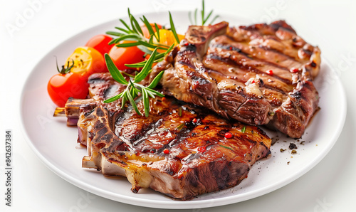Grilled Meat and Veggies: Summer Platter