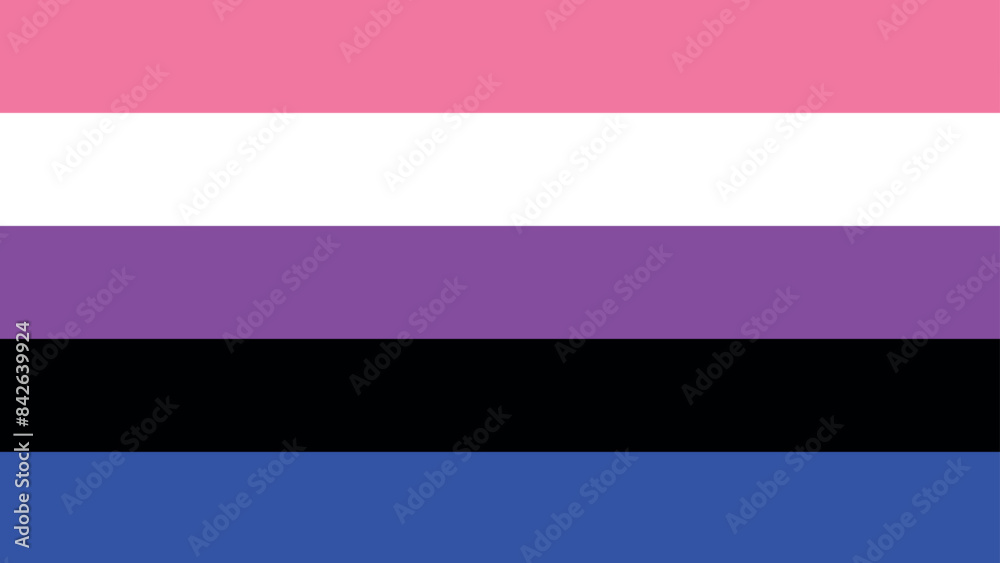 Genderfluid Pride Flag. Pride Flag. LGBTQ+ colored flag. Pattern. Pride Parade. Multicolored LGBT+ linear flag. Genderfluid Pride Flag. Pride Flag. LGBTQ+ colored flag. Pattern. Pride Parade. Multicolored LGBT+ linear flag.