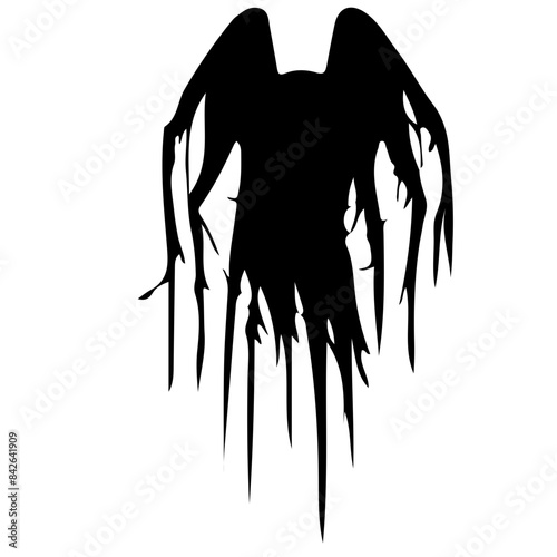 Halloween bat ghost