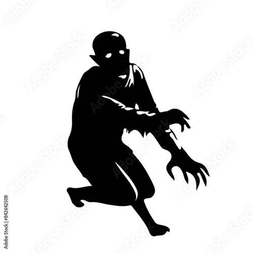 Sinister Halloween Horror Silhouette