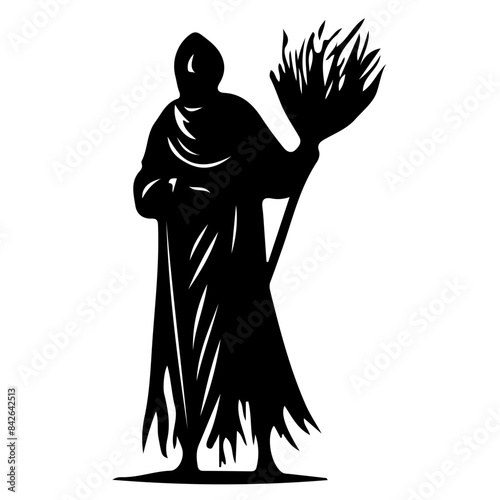 Sinister Halloween Horror Silhouette