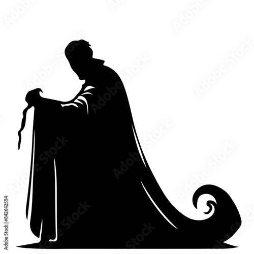 Sinister Halloween Horror Silhouette