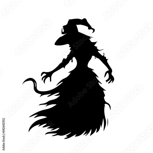Halloween Witch Silhouette 