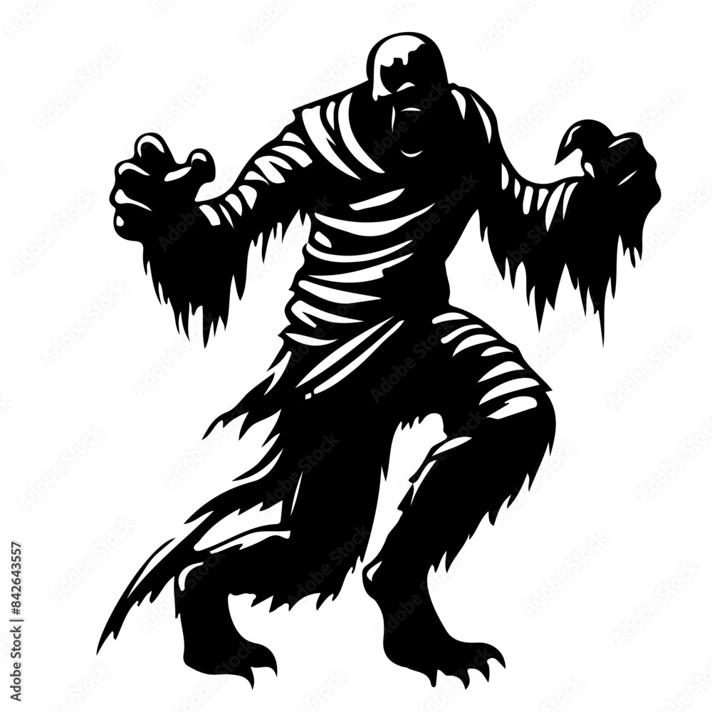 Fototapeta premium scary halloween ghost