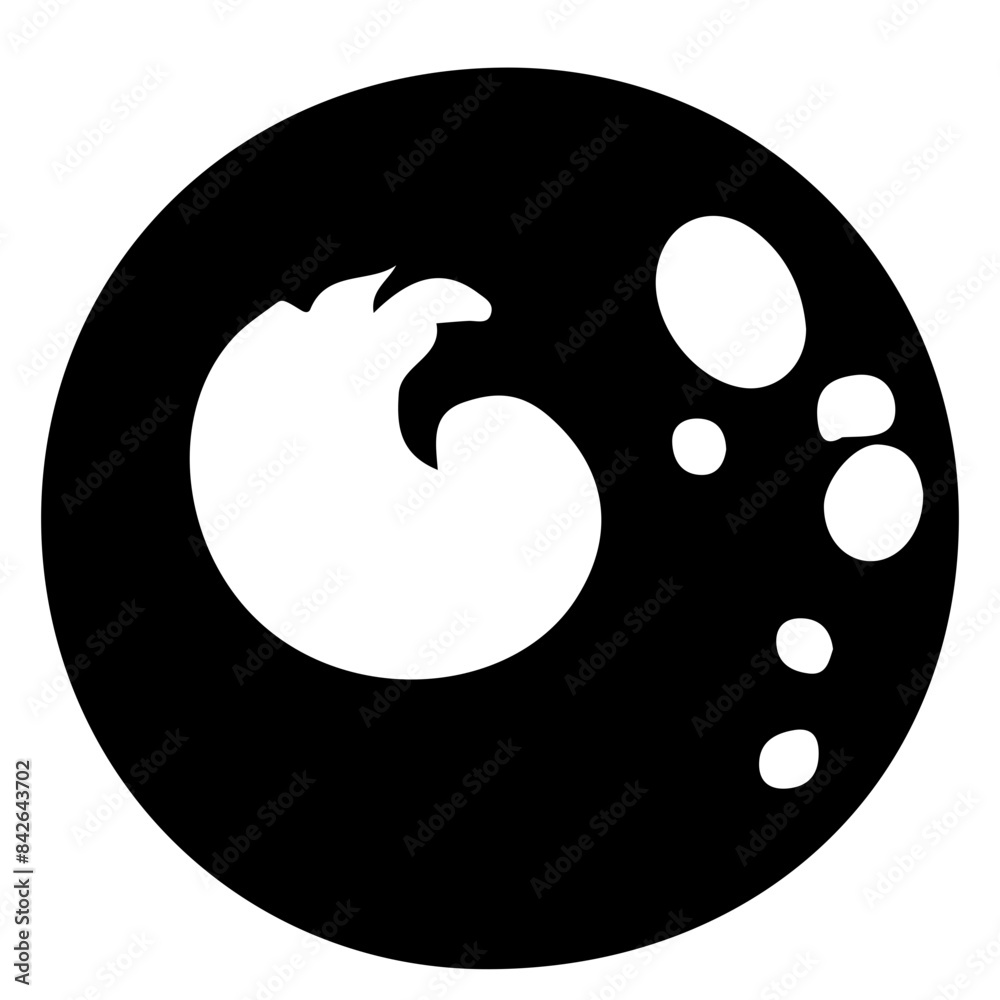 yin yang symbol made of spheres yin yang symbol made of spheres