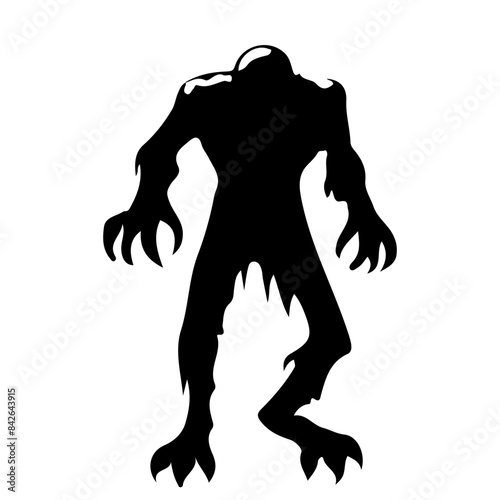 Sinister Halloween Horror Silhouette