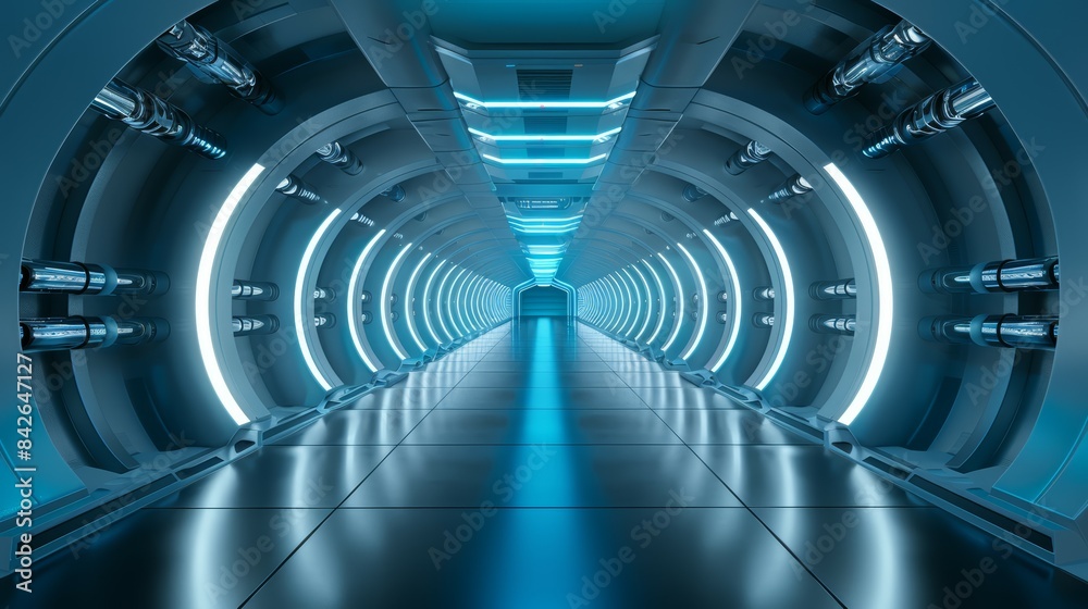 Futuristic neon room with glowing laser and vibrant tunnel. Modern stage design with abstract perspective and colorful illumination. Perfect for club and party themes. Futuristic neon room with glowing laser and vibrant tunnel. Modern stage design with abstract perspective and colorful illumination. Perfect for club and party themes.