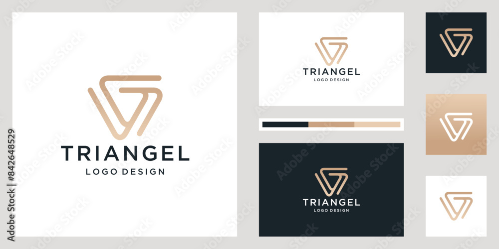 Initial Letter G triangel modern logo design inspiration Initial Letter G triangel modern logo design inspiration