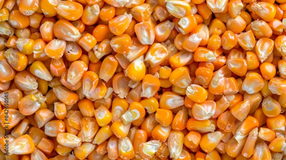 Pile of golden corn kernels texture and backdrop Pile of golden corn kernels texture and backdrop