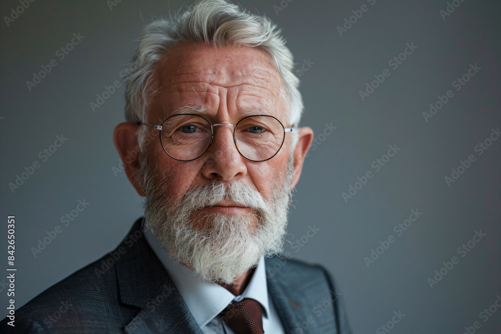 a man with a beard and glasses wearing a suit a man with a beard and glasses wearing a suit