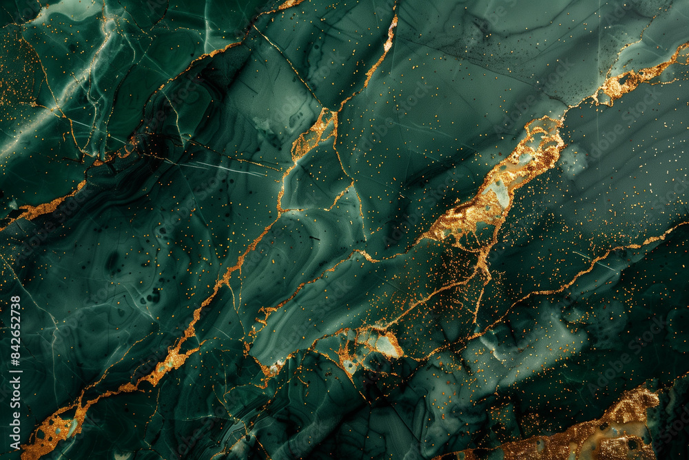 green colored marble surface texture background