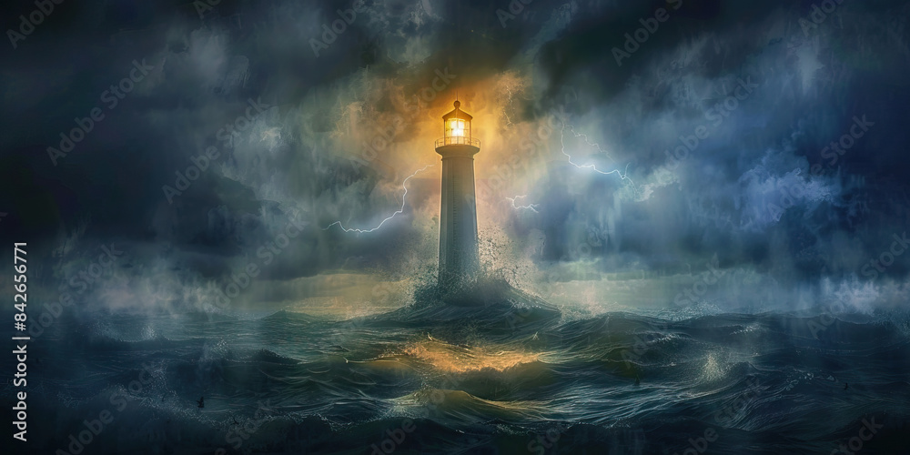 The Universal Beacon: Religions as Lighthouses in a Sea of Darkness - Visualize different religions as lighthouses guiding ships through the darkness of ignorance and uncertainty The Universal Beacon: Religions as Lighthouses in a Sea of Darkness - Visualize different religions as lighthouses guiding ships through the darkness of ignorance and uncertainty